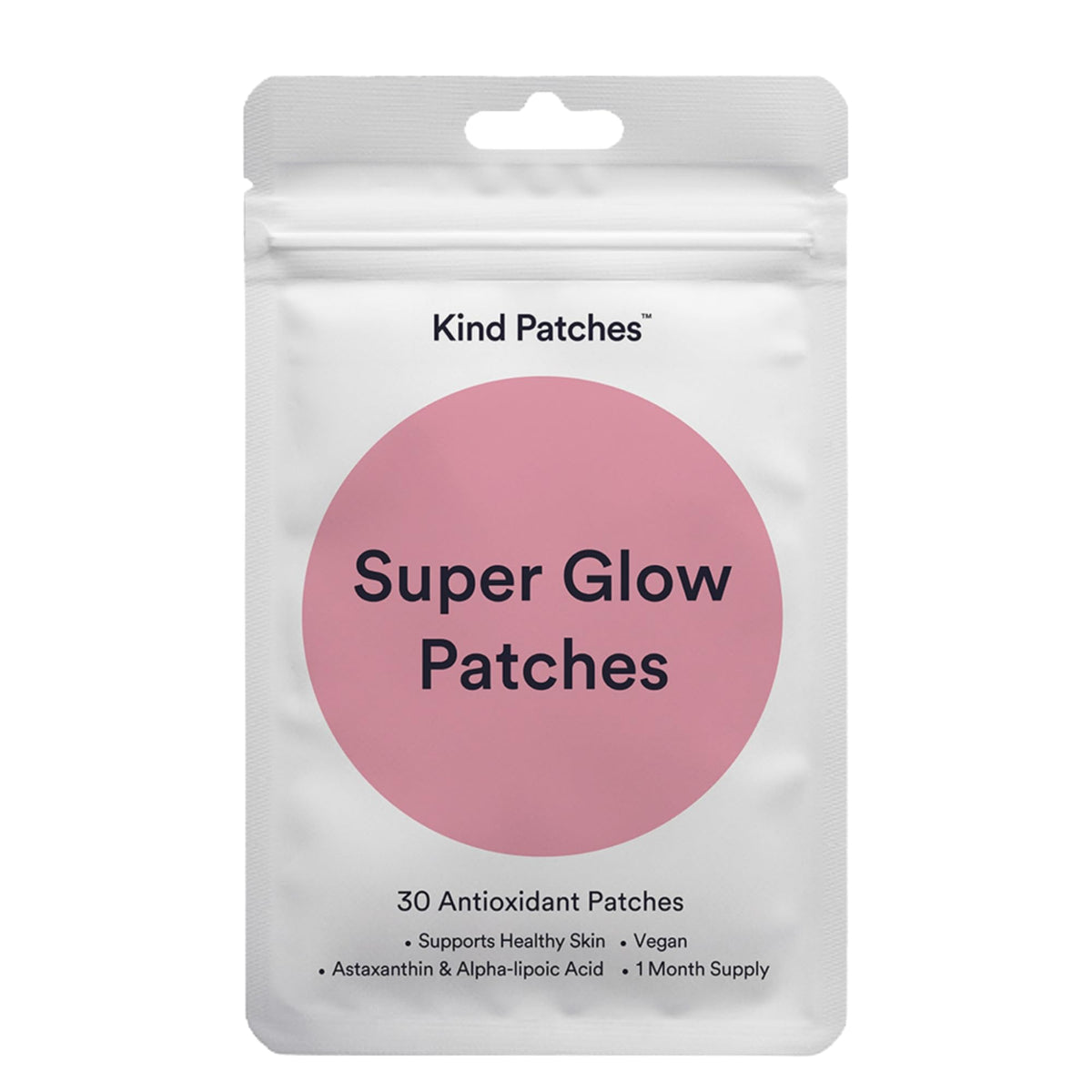 Kind Patches empaque frontal mostrando 30 parches y conveniencia