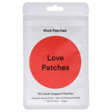 Kind Patches empaque frontal mostrando diseño y beneficio de apoyo íntimo