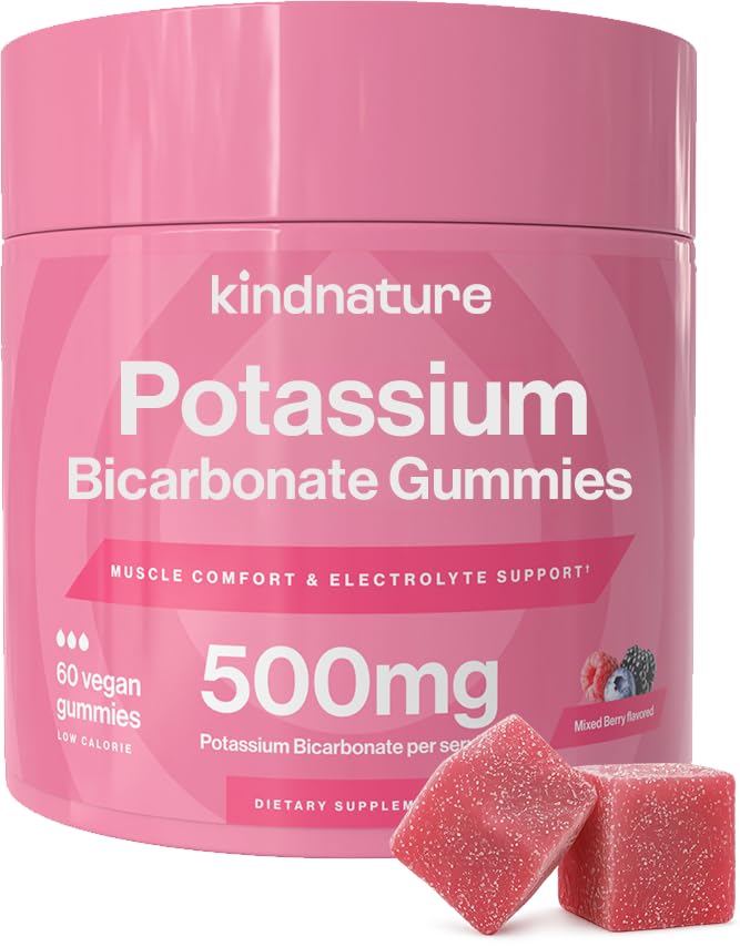 kindnature frasco frontal mostrando 60 gomitas y beneficios veganos