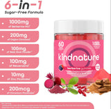 kindnature gominola sostenida en mano para mostrar tamaño y conveniencia