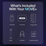 Kineon Move+ en ambiente doméstico ilustrando uso relajante y práctico