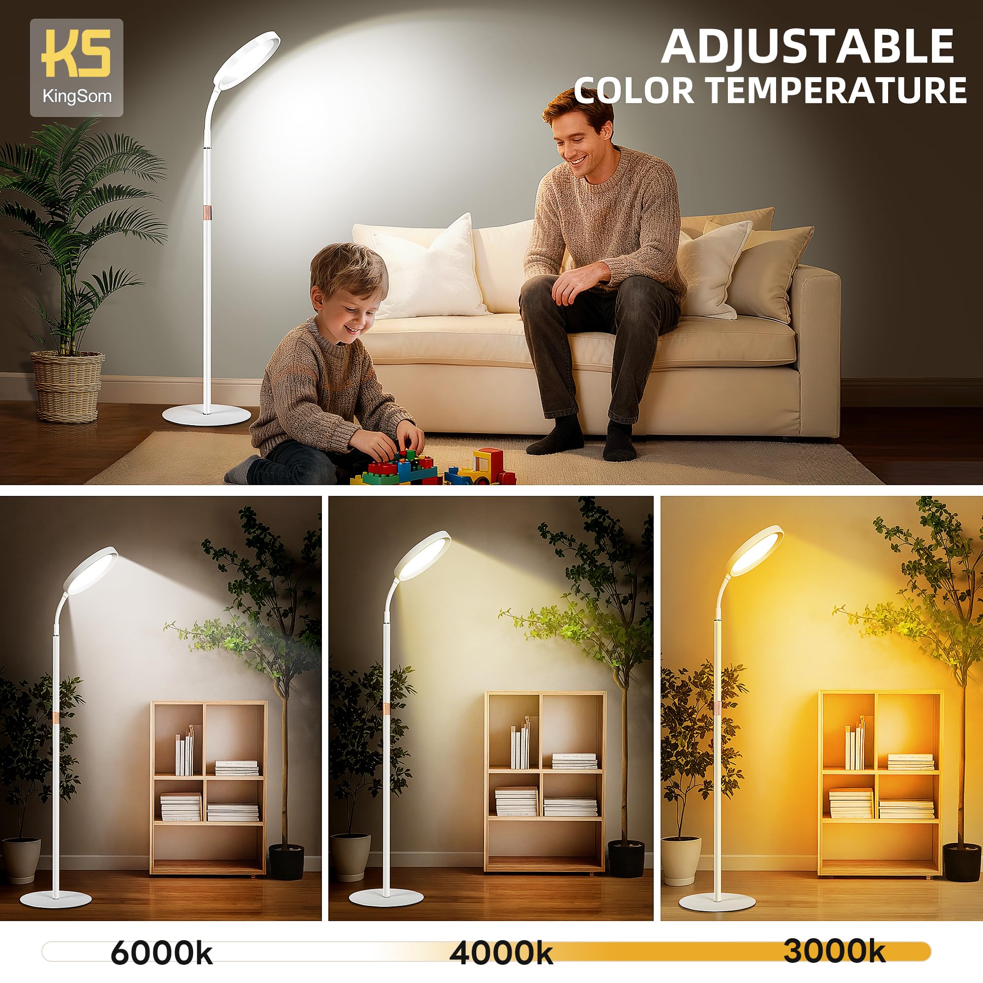 KingSom tubos extensibles que permiten ajustar altura entre 33 y 60 pulgadas