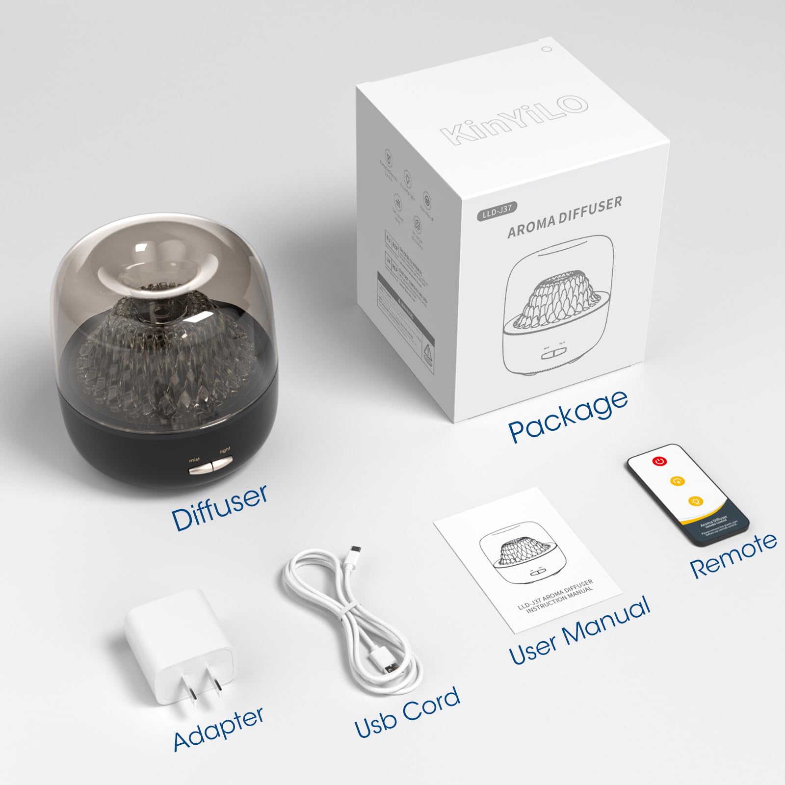 KinYiLO en dormitorio con luz tenue para ambiente acogedor