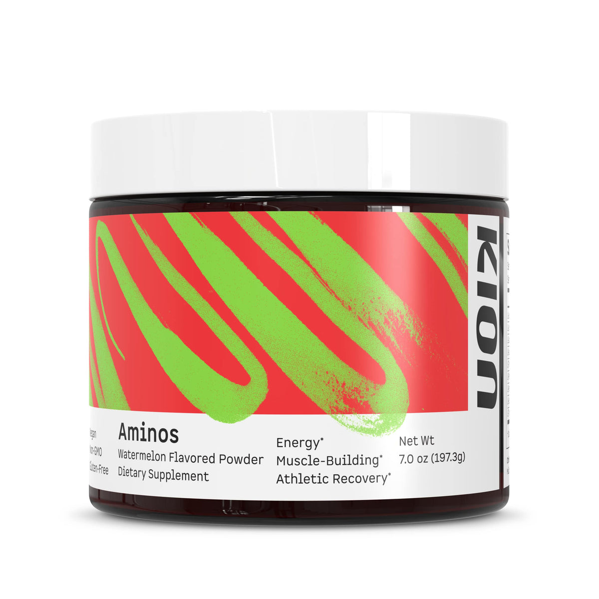 Kion envase frontal con sabor Watermelon, presentación clara y profesional