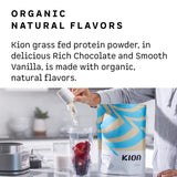 Kion etiqueta nutricional en detalle, transparencia sobre ingredientes y macros