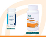 Klaire Labs cápsula en primer plano que indica 100 mg por cápsula y fácil ingestión