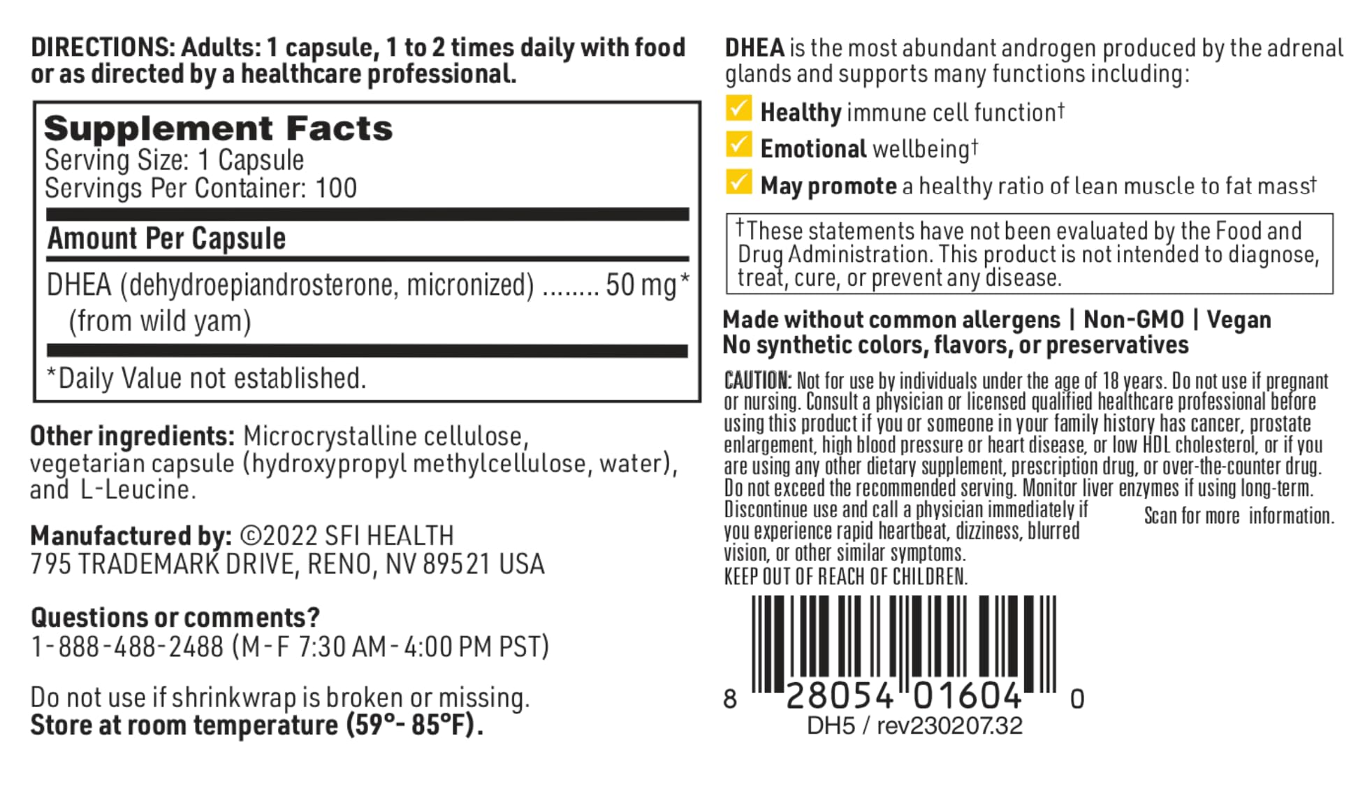 Klaire Labs representación del ñame silvestre origen del ingrediente
