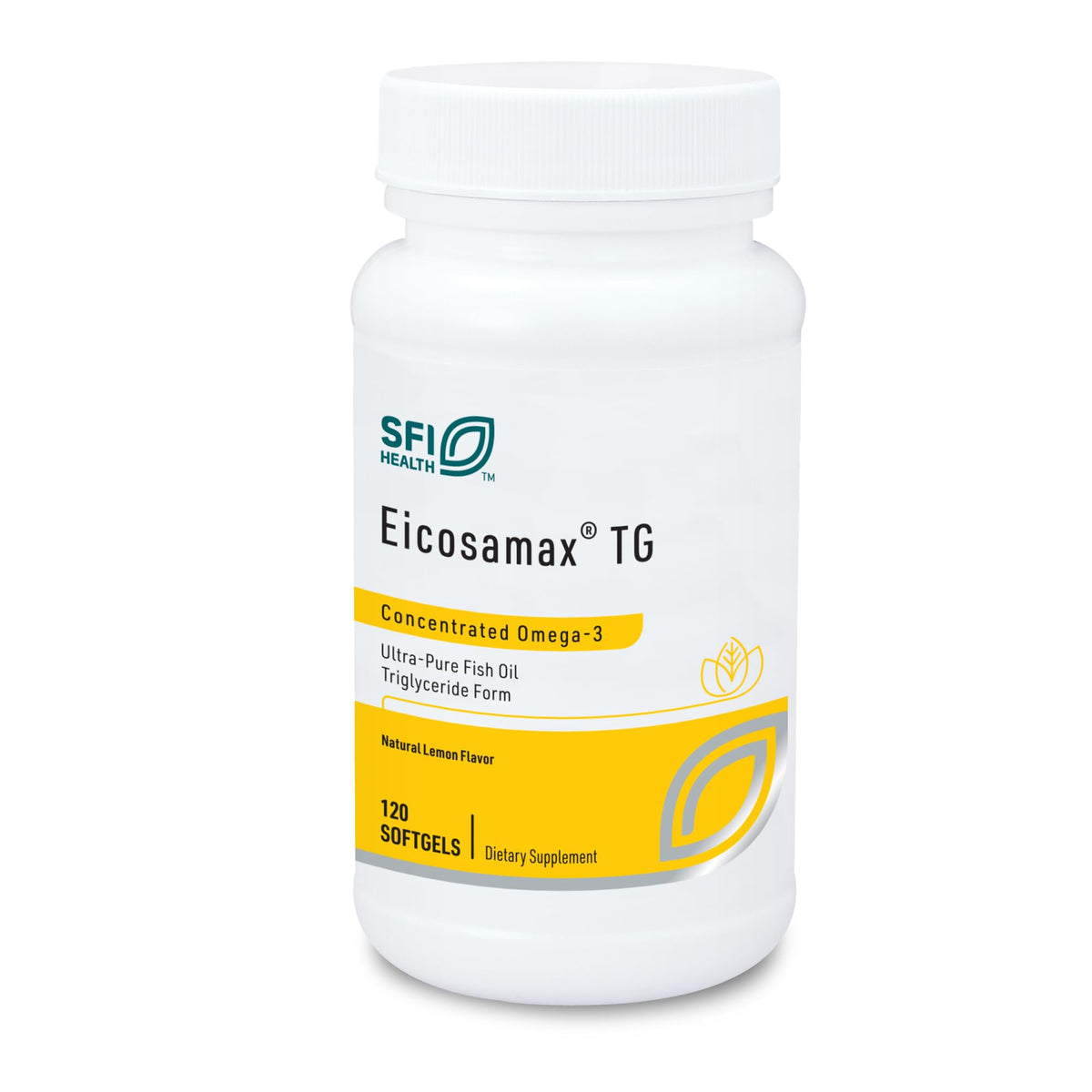 SFI Health Klaire Labs frasco delantero mostrando marca y beneficio eficacia
