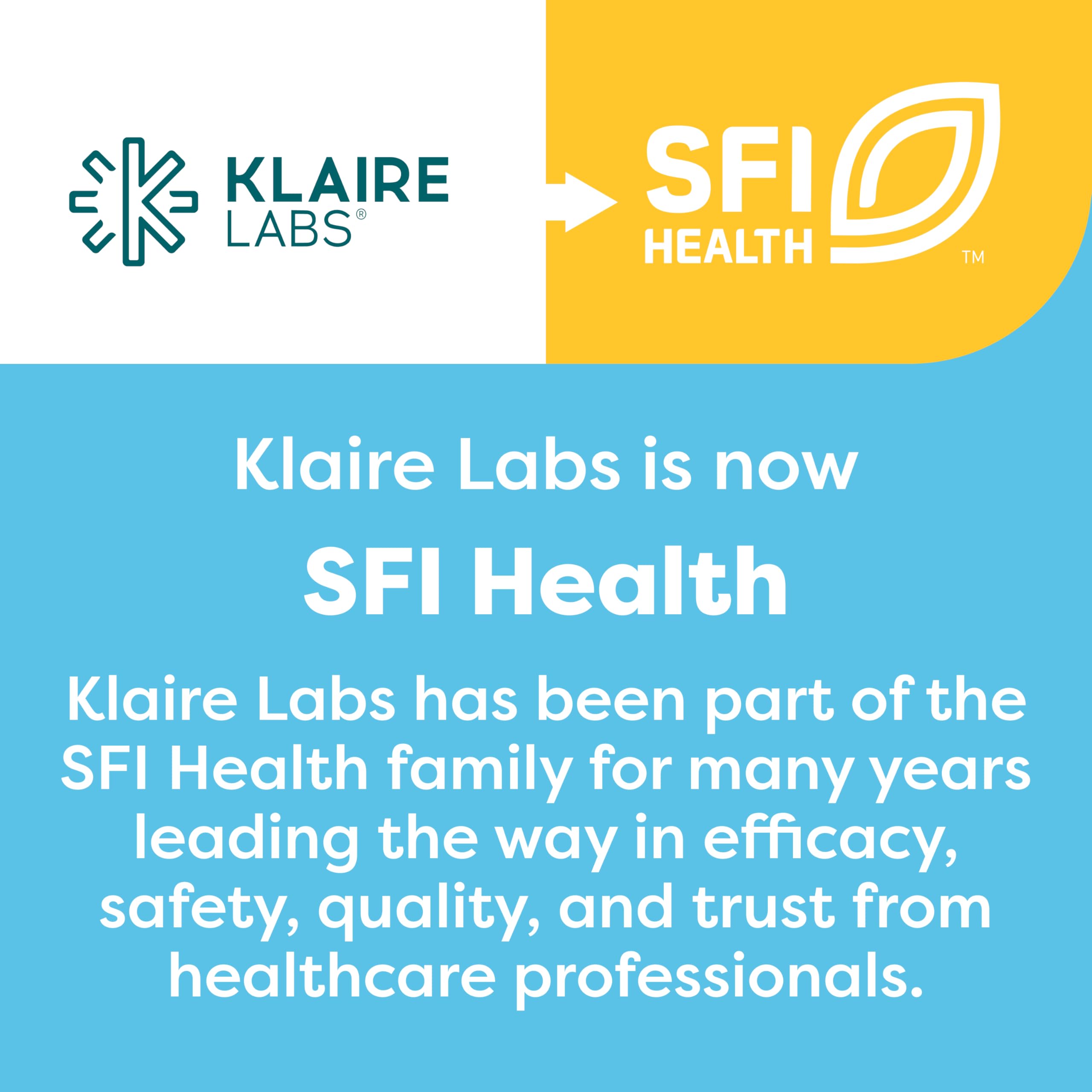 SFI Health Klaire Labs detalle de la etiqueta con información de bisglicinato de magnesio