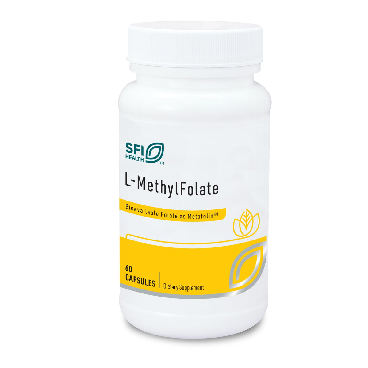 SFI Health Klaire Labs frasco frontal mostrando diseño y cantidad