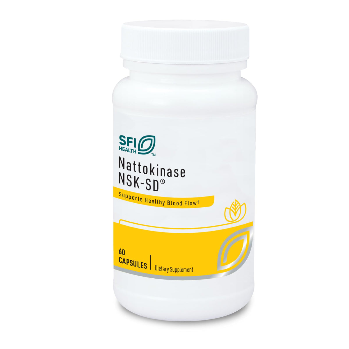 Klaire Labs SFI Health frasco frontal mostrando el producto y pureza