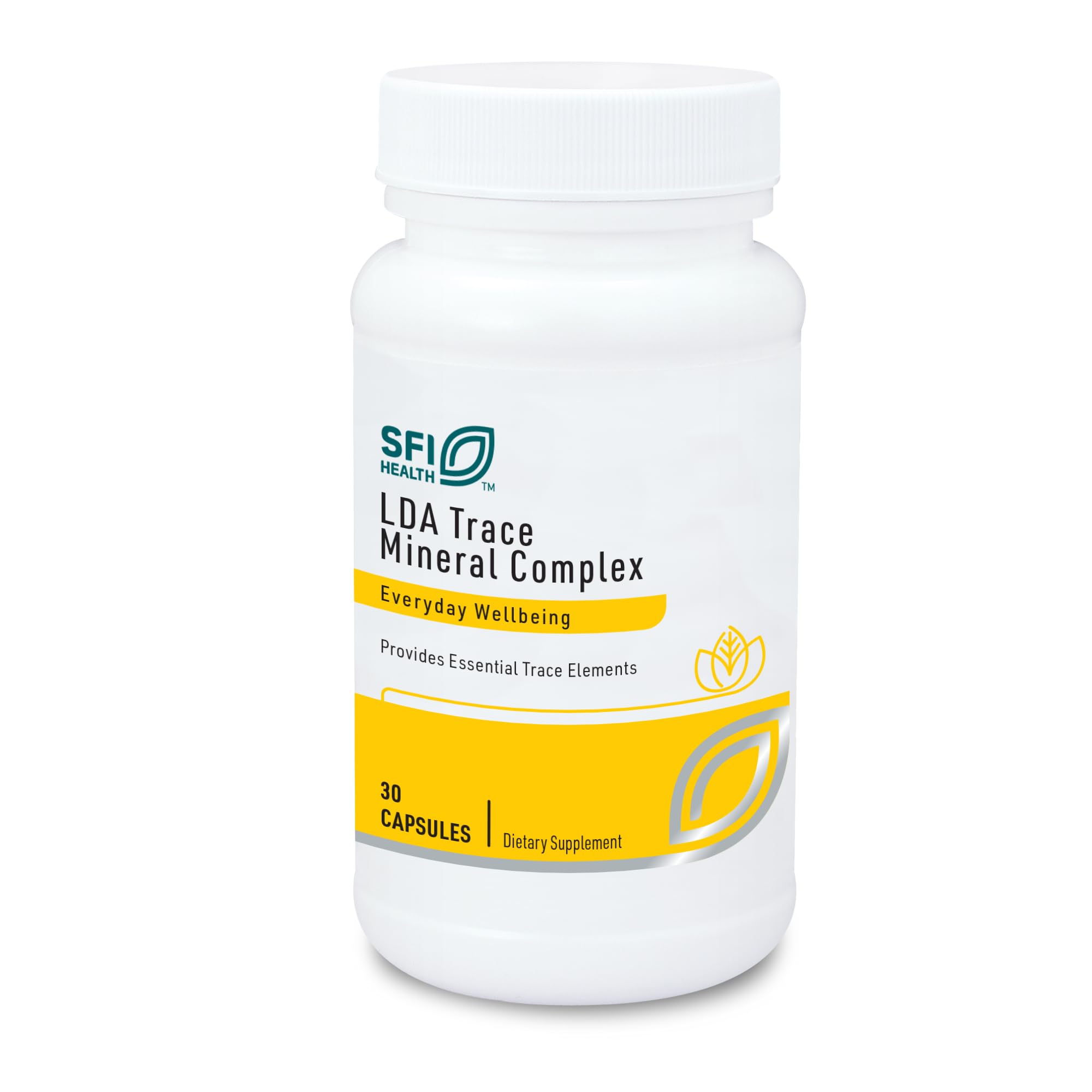 Klaire Labs SFI Health frontal del envase mostrando 30 cápsulas y claridad de fórmula