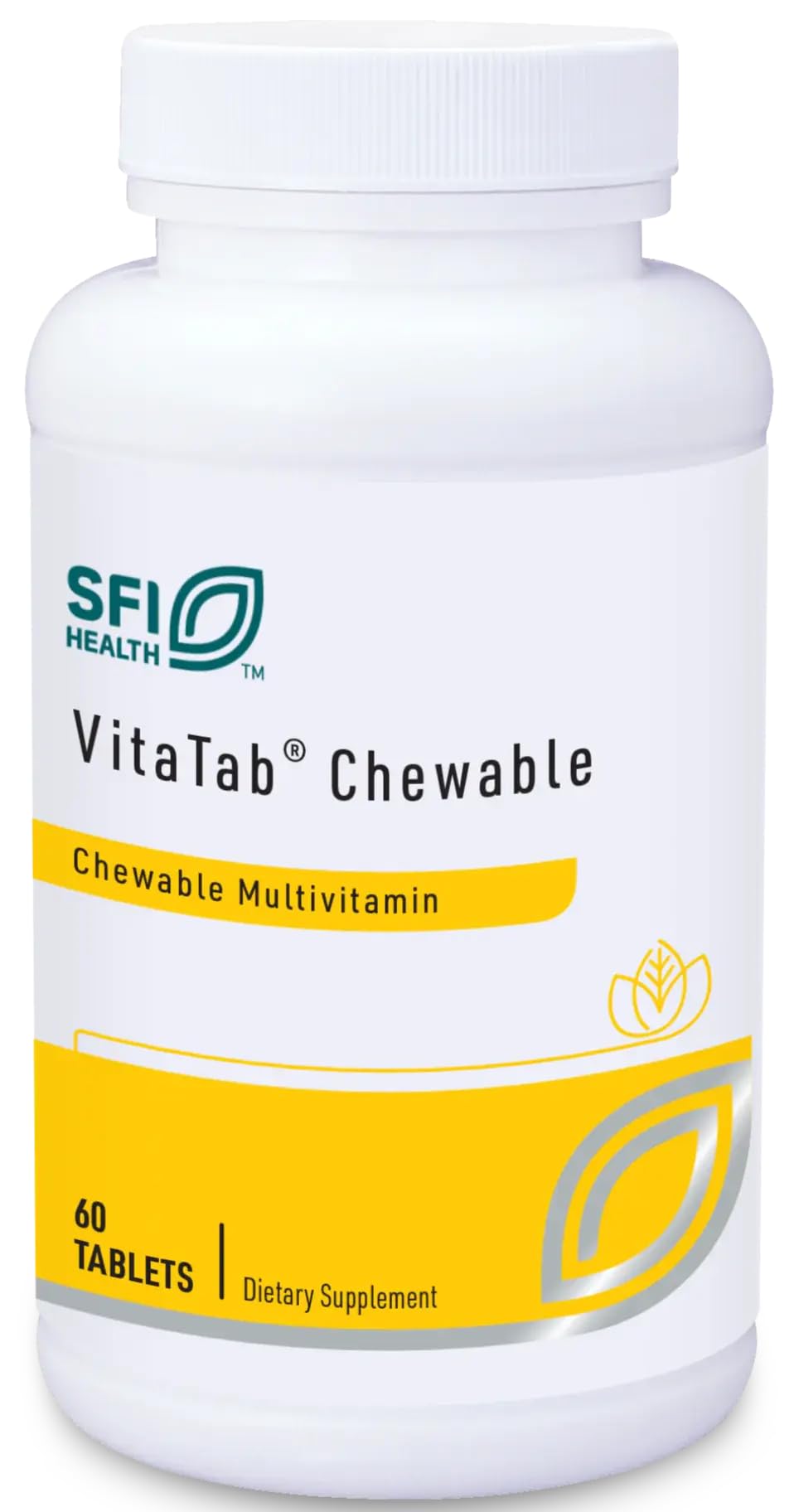 Klaire Labs envase frontal VitaTab muestra diseño y tamaño, facilita identificación