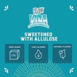 KLASS VIDA vaso con bebida horchata preparada refrescante y baja en calorías