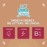 KLASS VIDA primer plano de textura del polvo, mezcla soluble fácil