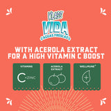 KLASS VIDA vaso con bebida cantaloupe preparada para hidratación inmediata