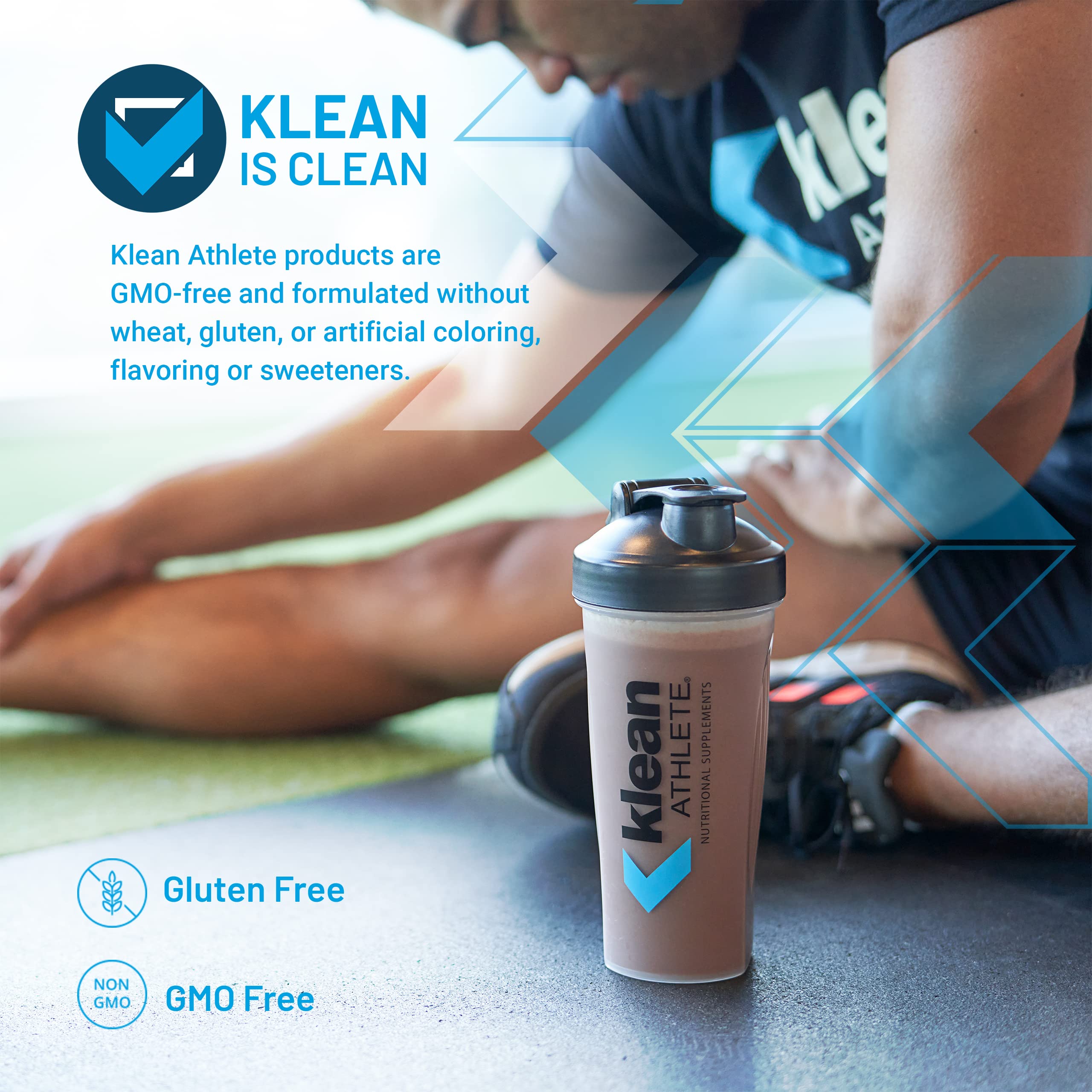 Klean Athlete cuchara medidora con polvo, control preciso de la porción proteica