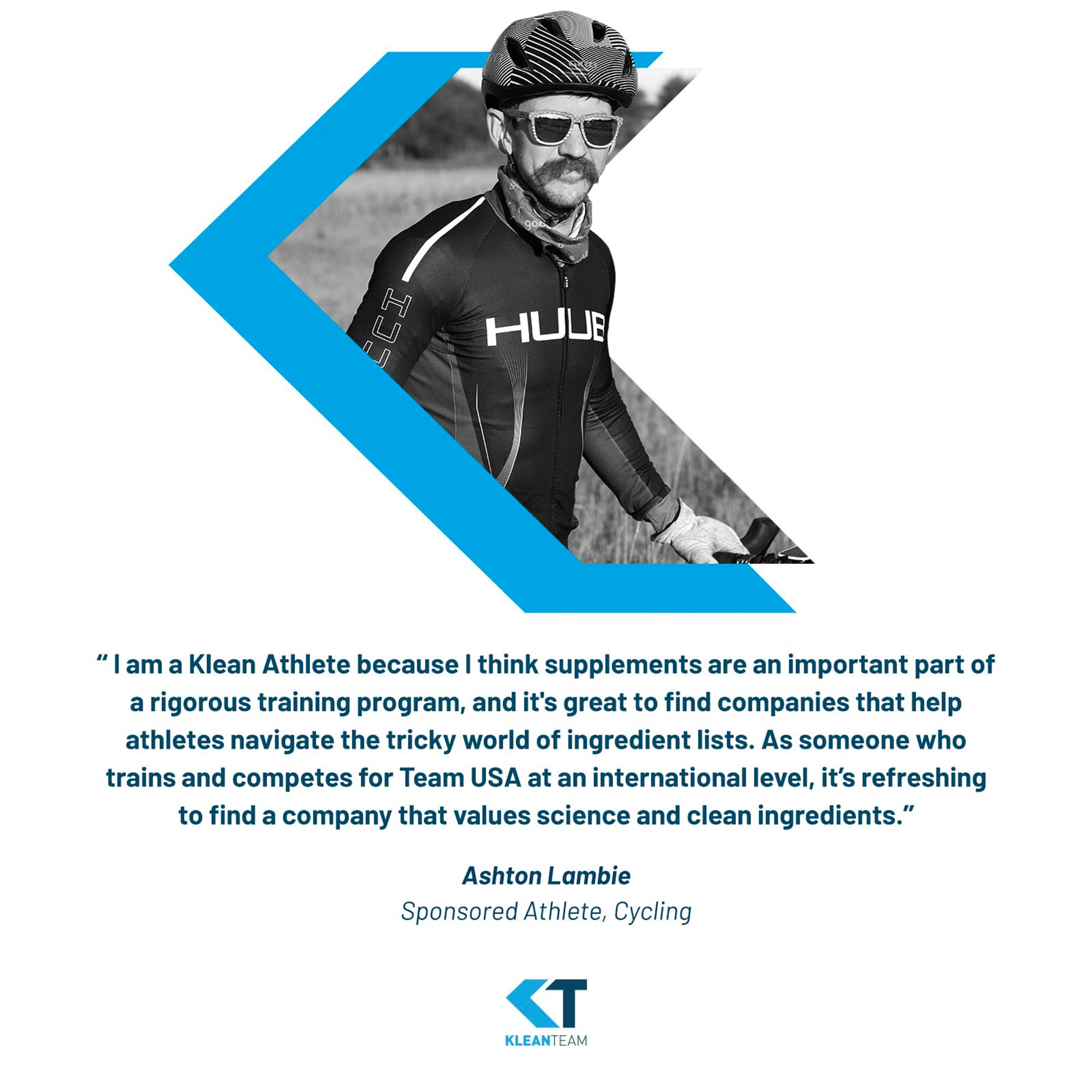Klean Athlete producto en contexto lifestyle con deportista activo