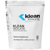 Klean Athlete envase frontal chocolate natural mostrando presentación y proteína limpia