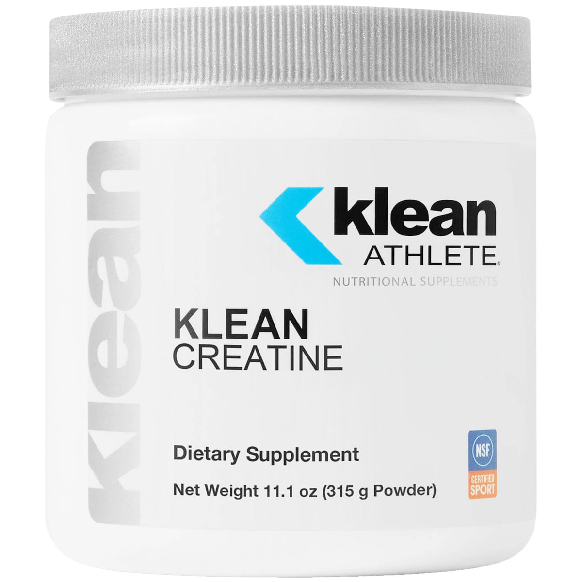 Klean Athlete tarro frontal sin sabor mostrando presentación y confianza