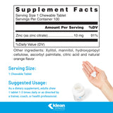 Klean Athlete primer plano de tabletas masticables para toma rápida