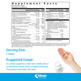 Klean Athlete primer plano de tabletas y textura, muestra calidad