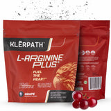 Klerpath frente del envase mostrando el diseño y sabor uva