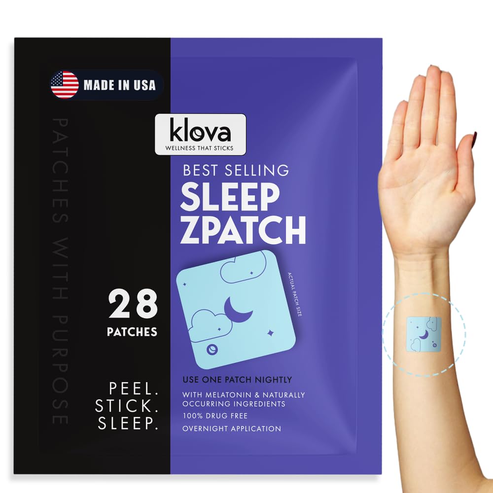 Klova empaque frontal mostrando box y beneficios para sueño