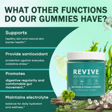 KLUNIZ gominolas junto a aloe vera e Irish sea moss indicando ingredientes naturales
