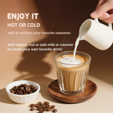 KMKCE latte frío con hielo preparado con el polvo, opción refrescante