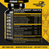 KNIGHT WOLF SUPPS comparación de tamaño con mano para dosificación clara