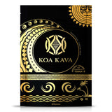 Koa Kava envase frontal mostrando etiqueta y 8 oz, calidad visible