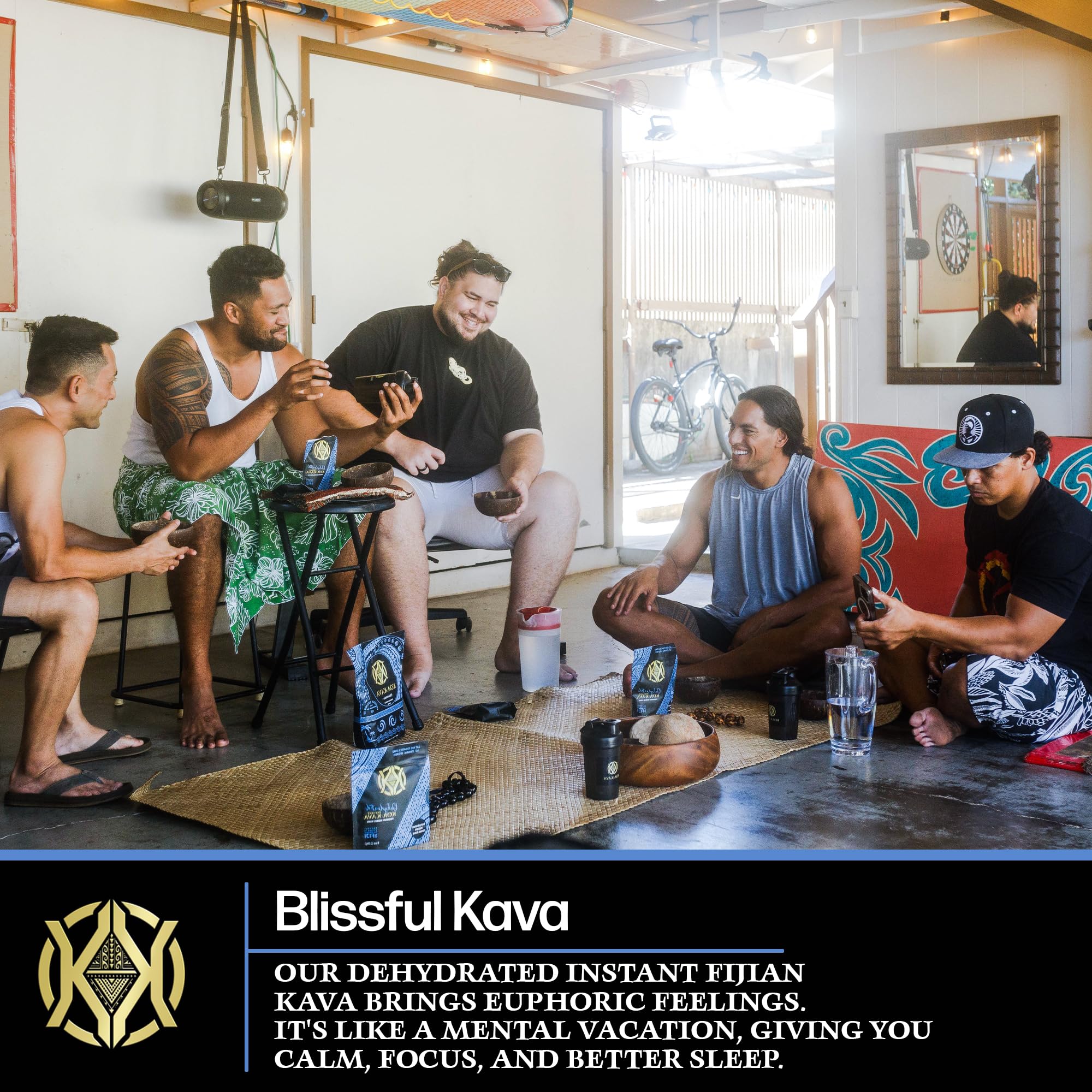 Koa Kava raíces y jugo fresco indicando origen natural y calidad