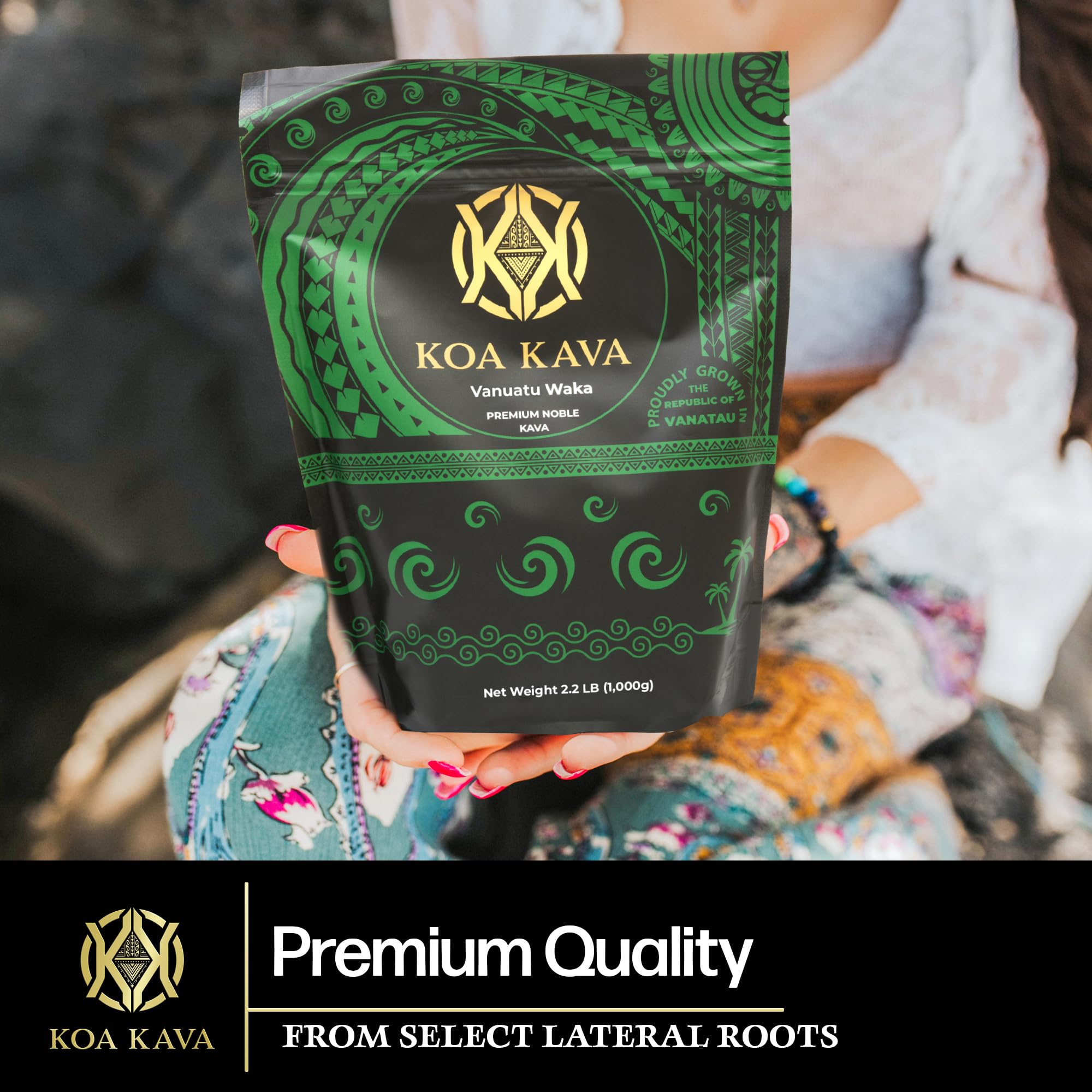 Koa Kava preparado en taza, demostrando uso sencillo y tradicional
