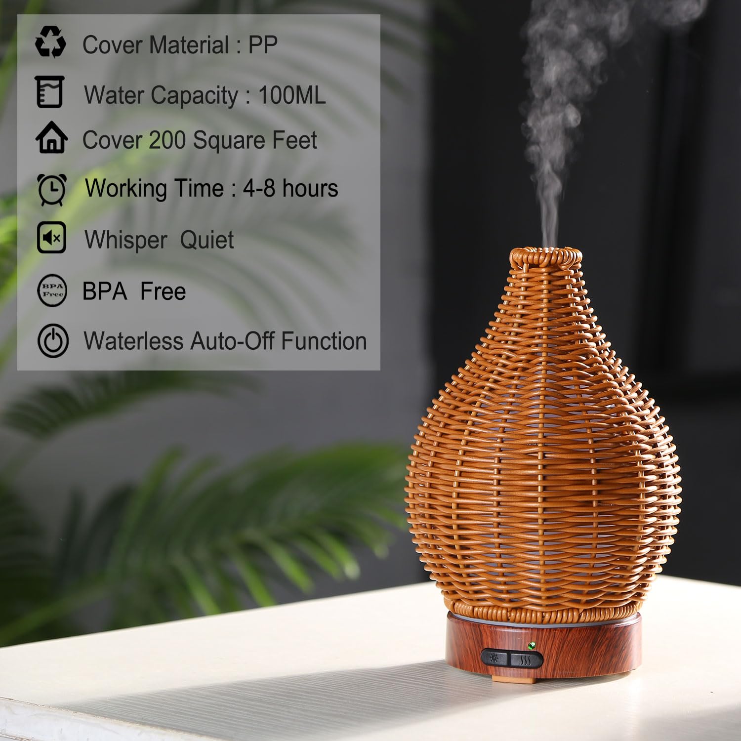 kobodon difusor en uso en sala crea ambiente aromático y relajante