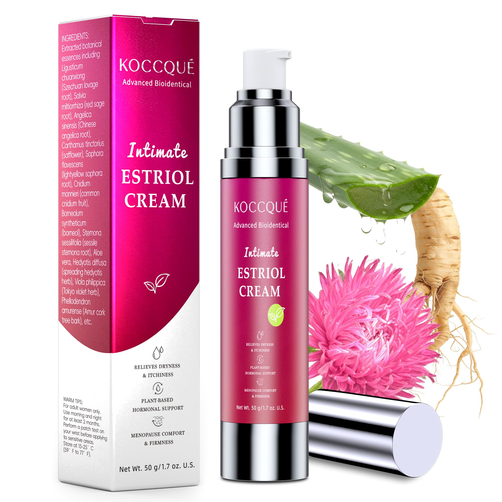 KOCCQUE envase frontal 50 ml mostrando diseño y uso claro