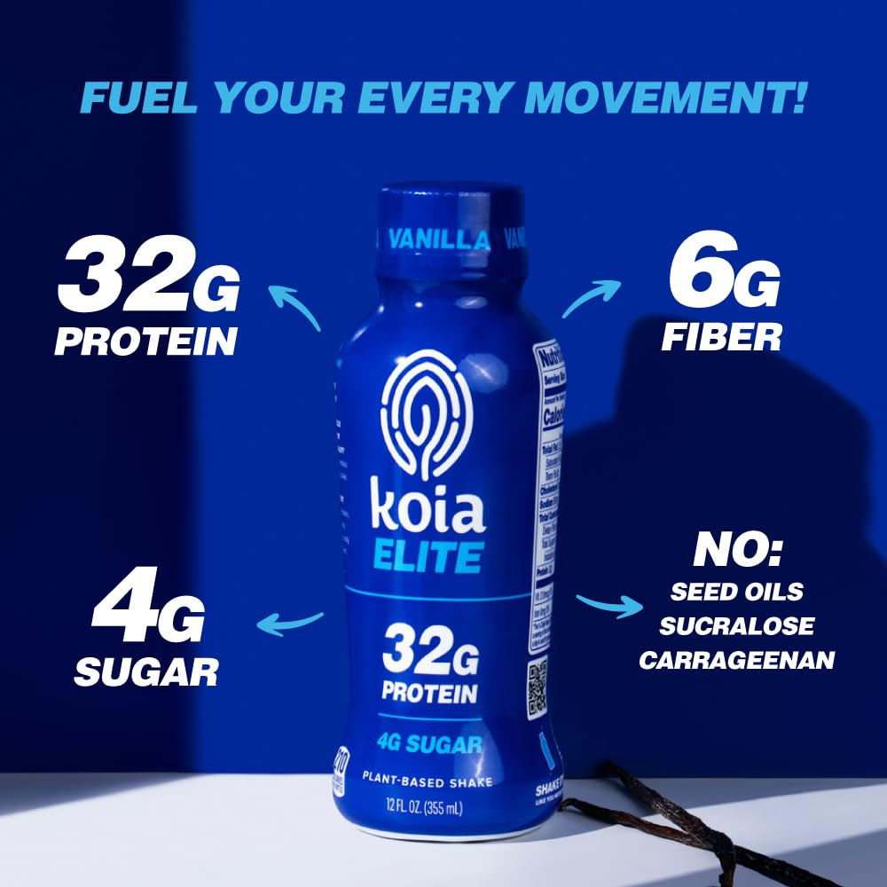 Koia en mano lista para beber, conveniente para entrenamiento