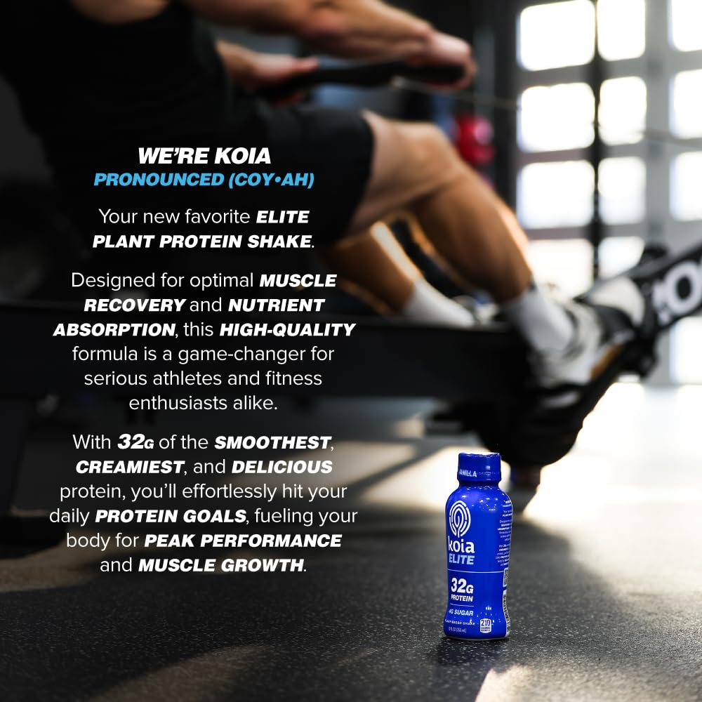 Koia pack de 12 botellas listo para almacenamiento y consumo