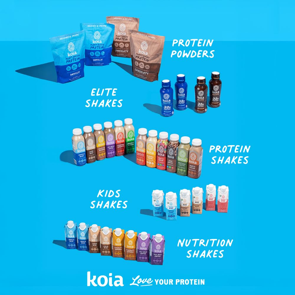Koia servida con avena para un desayuno nutritivo y rápido