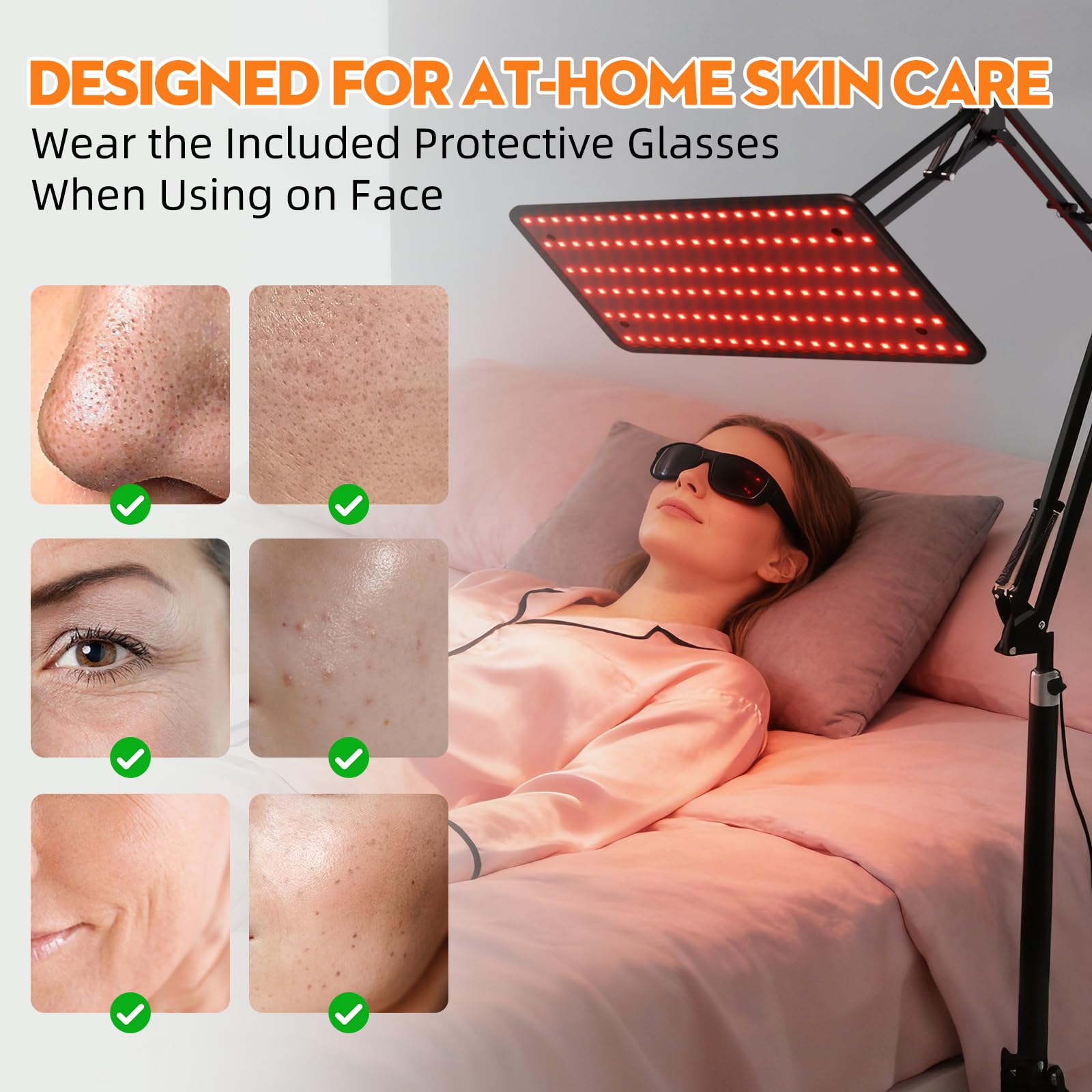 KOITHE en uso en rostro mostrando aplicación facial segura y cómoda