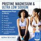 Kona Sea Salt aplicado en botella reutilizable para agua mineralizada