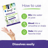Konsyl ingrediente psyllium husk orgánico en polvo, fibra pura