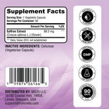 KORELLA etiqueta con información nutricional y pureza del extracto