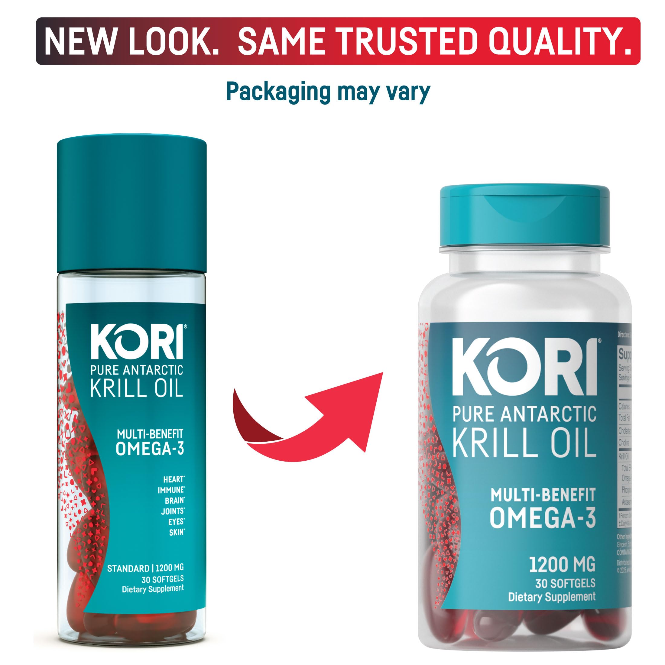 Kori Krill cápsula en mano sugiriendo conveniencia diaria y simplicidad