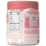 KOS batido rosado preparado en vaso, solución rápida y nutritiva