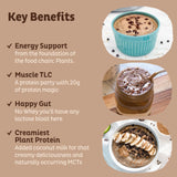 KOS batido de chocolate en vaso listo para beber, energía rápida