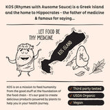 KOS en cocina, estilo de vida saludable y opciones veganas