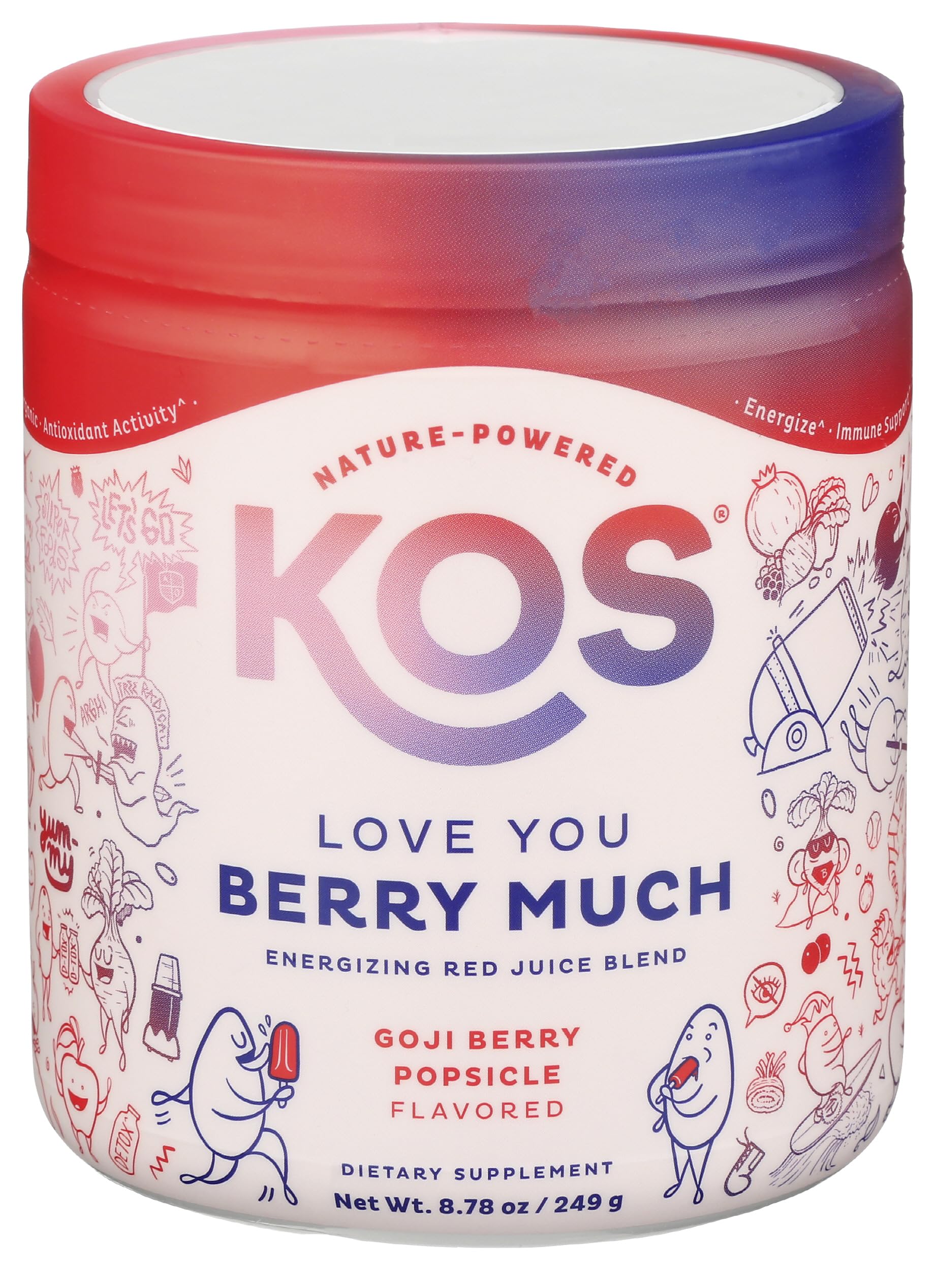 KOS Reds textura del polvo en mano para ver finura y fácil mezclado