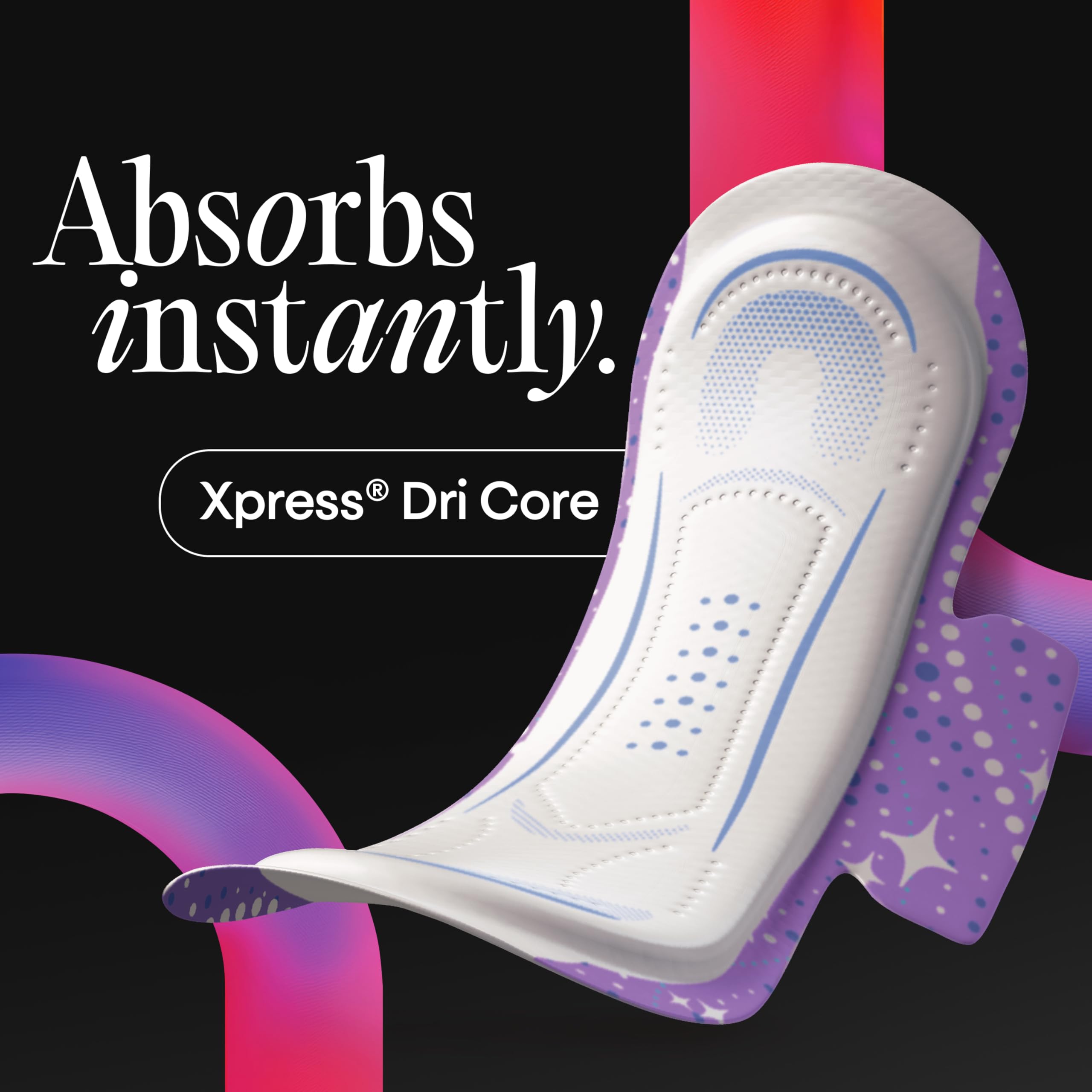 Kotex ala ajustada en ropa interior asegura sellado y evita fugas