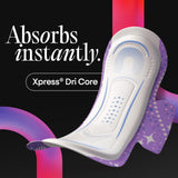 Kotex ala ajustada en ropa interior asegura sellado y evita fugas